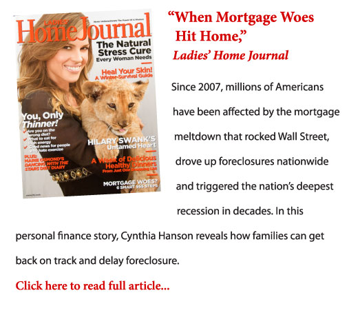 "When Mortgage Woes Hit Home" excerpt and cover